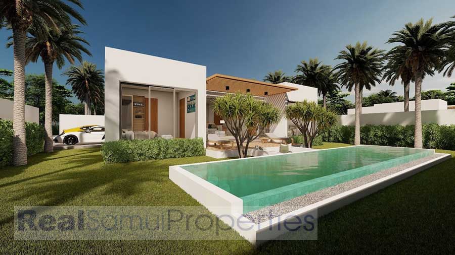 New 2-bed 180 sqm Garden Pool Villas, Hua Thanon